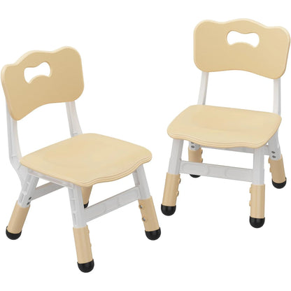 2-Pack Adjustable Kids Chairs, Indoor/Outdoor