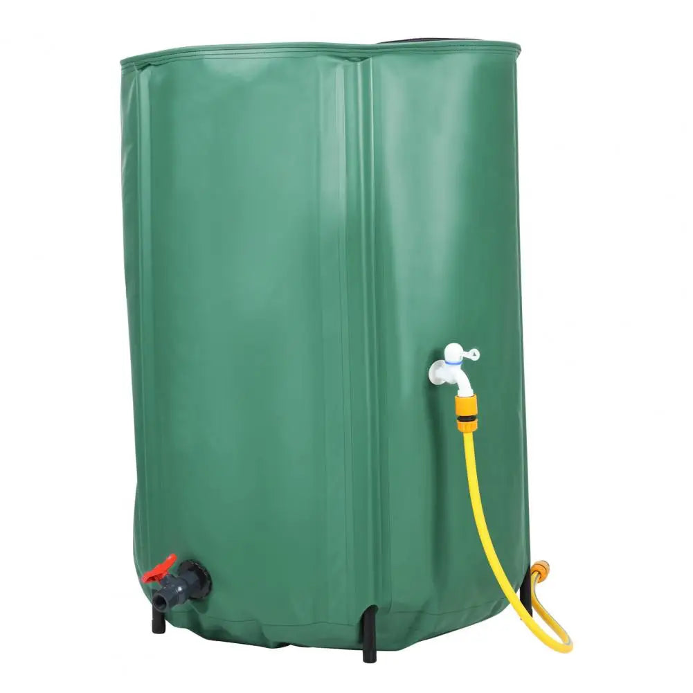 Collapsible, Portable Rainwater Collector with Filter, Faucet