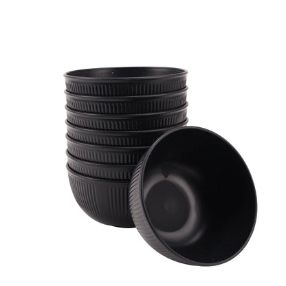 8pcs high-value anti-fall plastic bowls