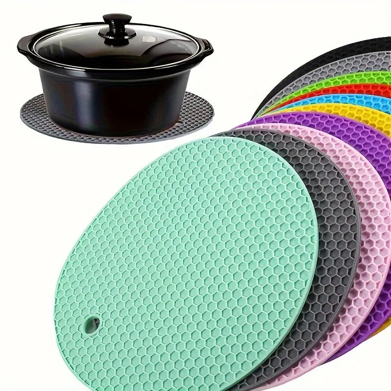 3 Pack Heat Resistant Silicone Trivet Mats, Potholders