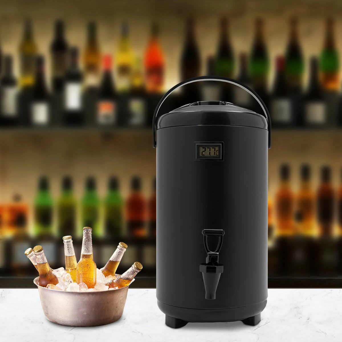 Insulated Beverage Dispenser Cold and Hot Drink Dispenser