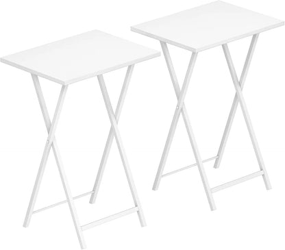 Set (2) Folding TV Tray Tables, Couch and Chairside Table