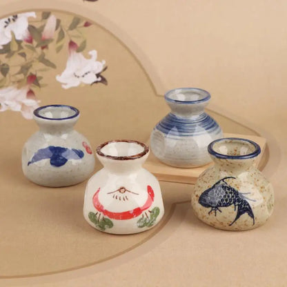 1pc Chinese Style Ceramic Small Vases