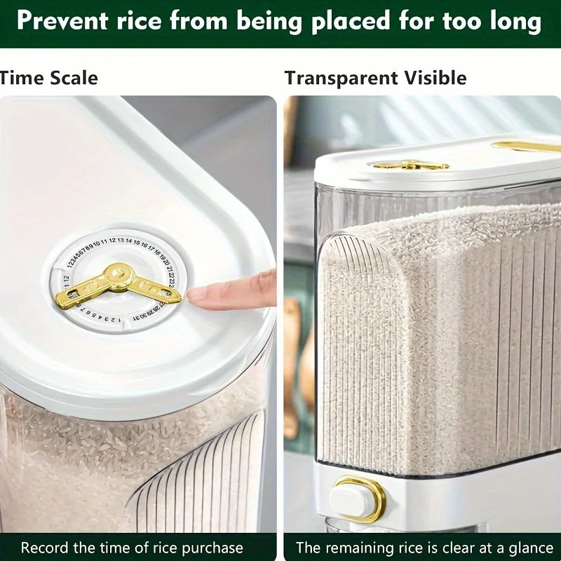 Large 5kg/10kg Pantry Storage Rice Dispenser