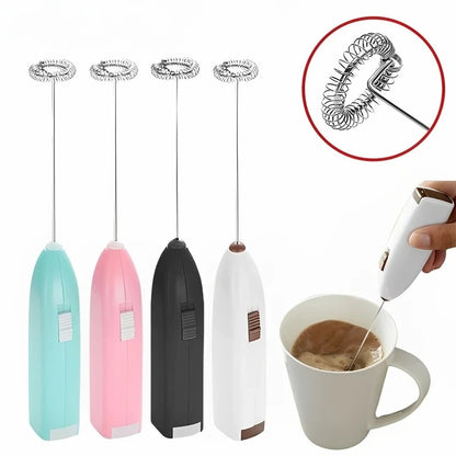 Mini Electric Handheld Egg Beater, Cappuccino, Mixer