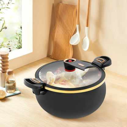 Black/White 8L Micro Multi-Function Pressure Cooker