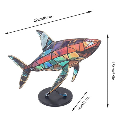Multi-Colored Glass Birds on Branch. Other Animal Ornaments,