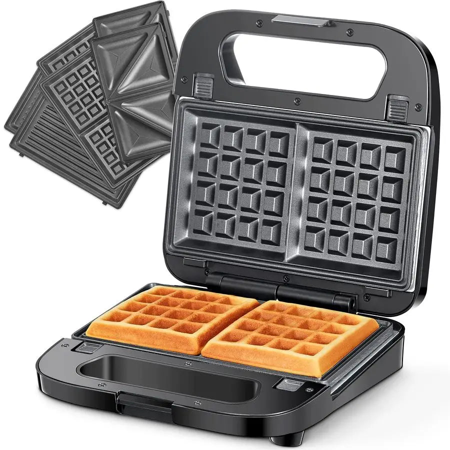 3in1 Waffle, Sandwich Maker, Panini Press Grille