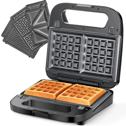 3in1 Waffle, Sandwich Maker, Panini Press Grille