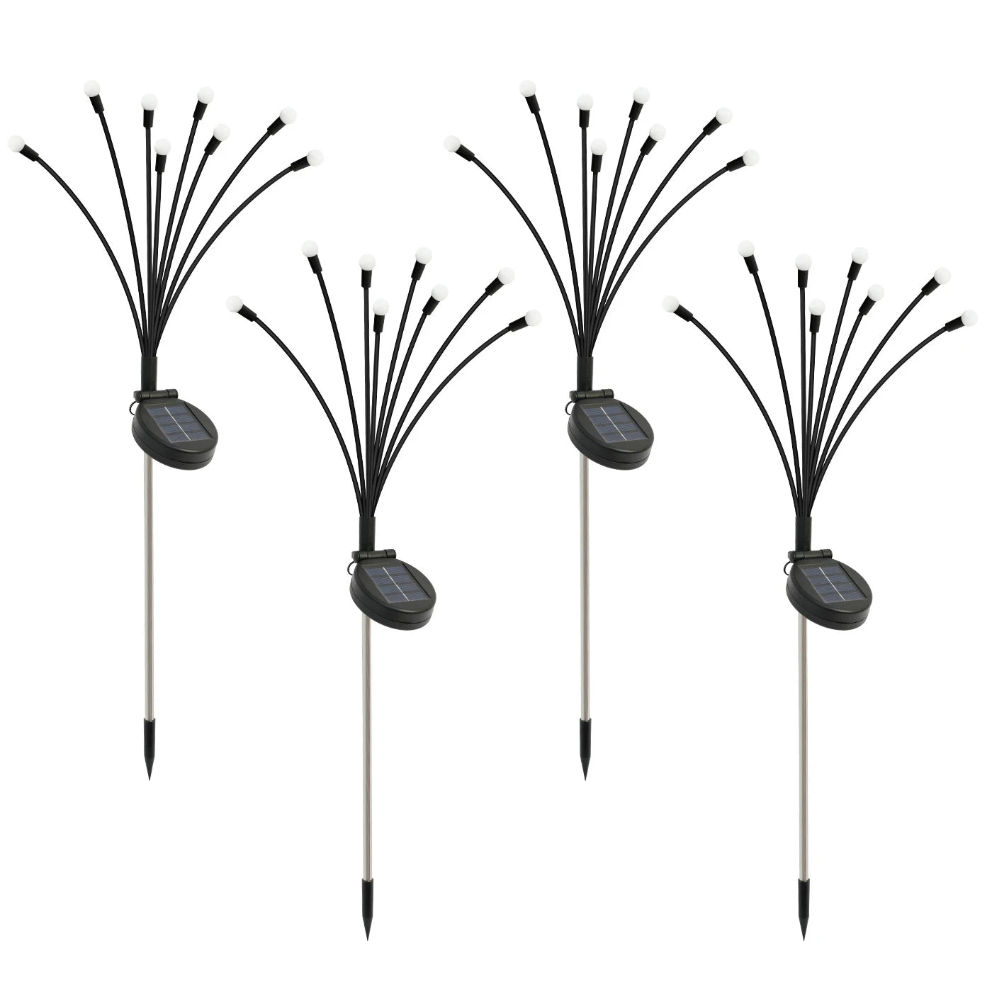 8-Head Outdoor Decorative Firefly Lights, LED Solar