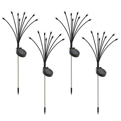 8-Head Outdoor Decorative Firefly Lights, LED Solar
