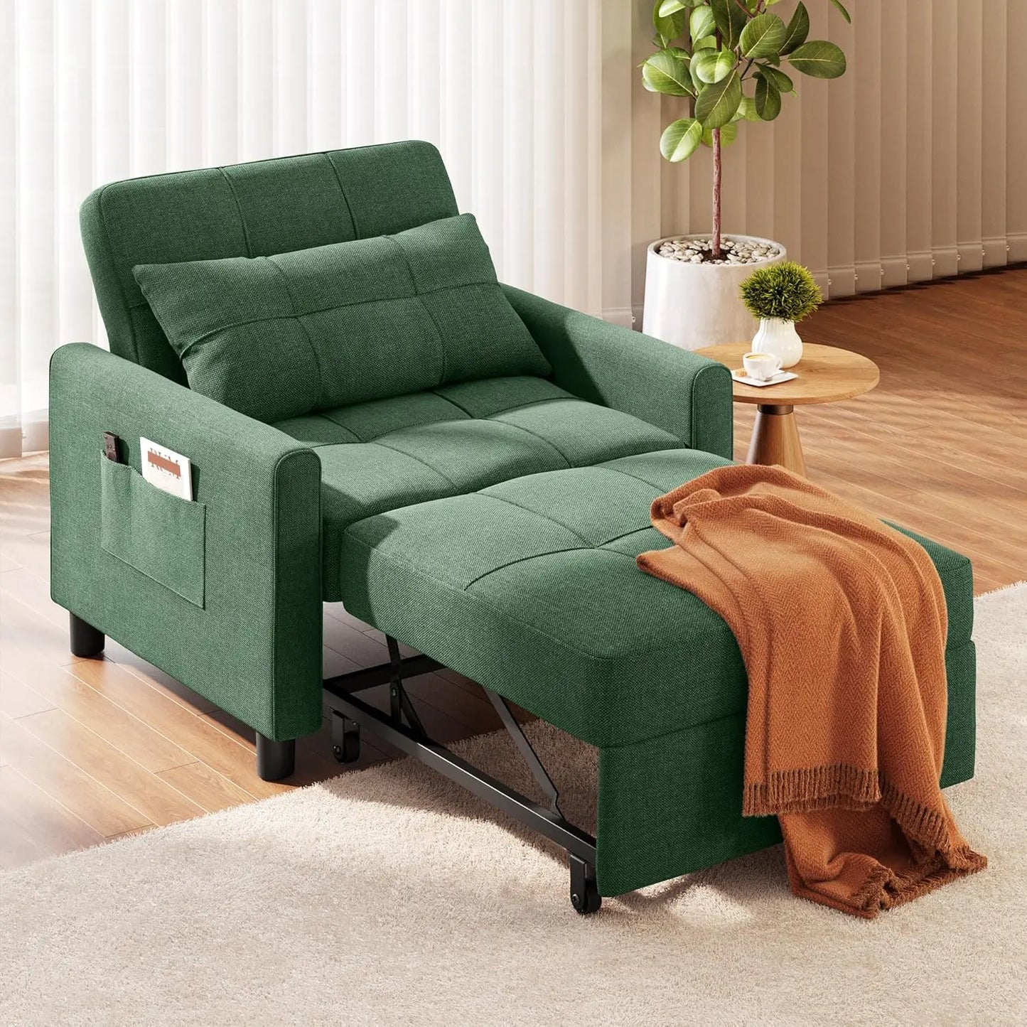 Convertible Sleeper Sofa Bed 3-in-1, Adjustable