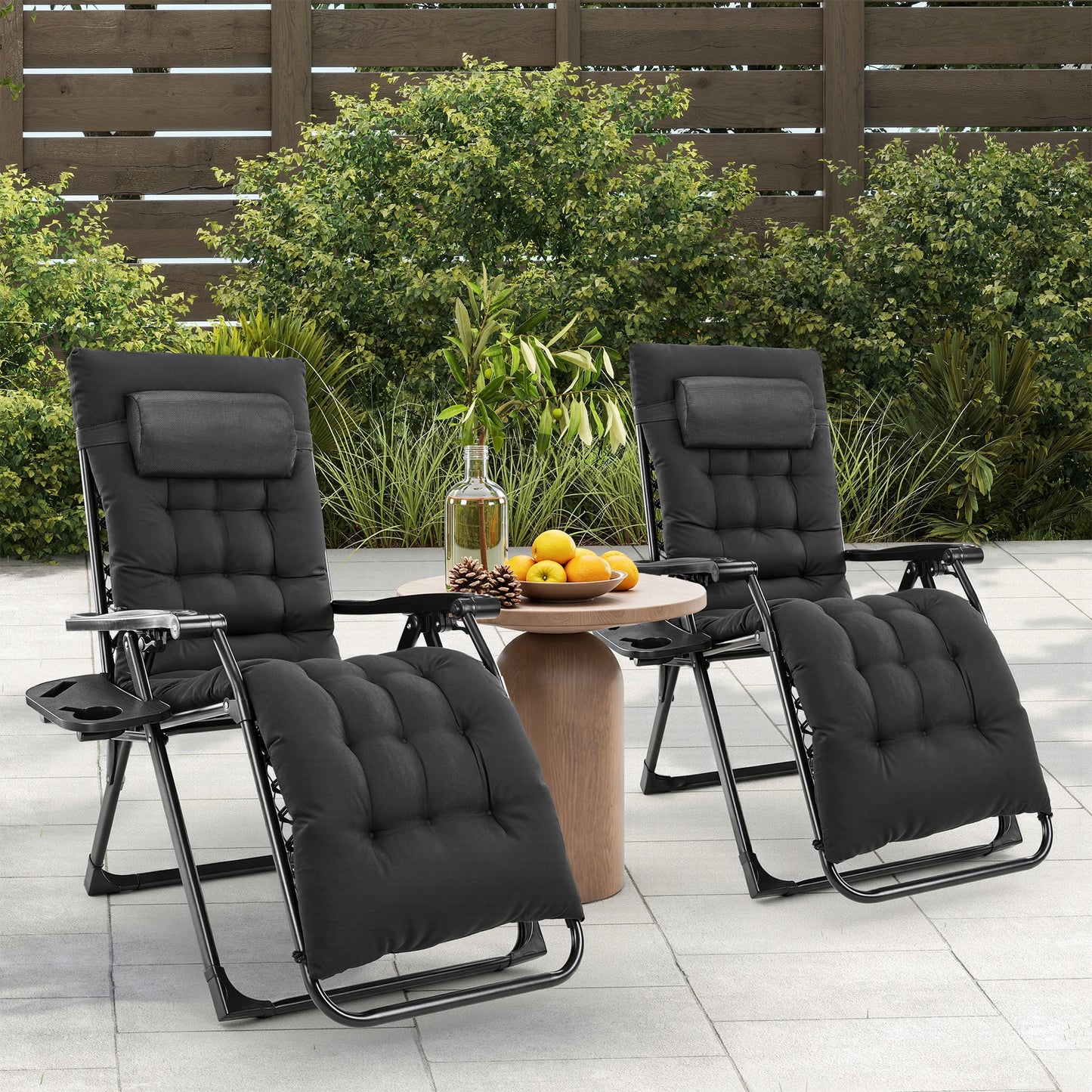 Folding Zero Gravity Recliner, Patio Lounge Chair