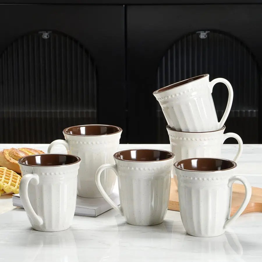 6 Lightweight Coffee Cups, 12oz Camping Mug