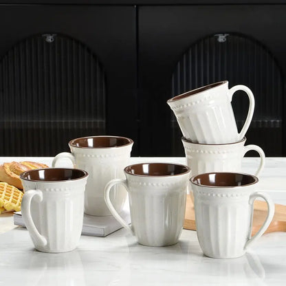 6 Lightweight Coffee Cups, 12oz Camping Mug