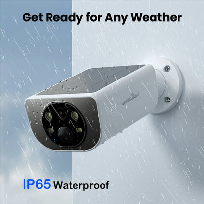 Outdoor Solar Security Camera w/2-Way Audio