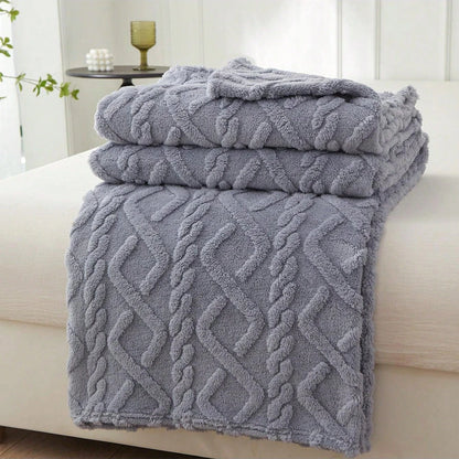 1pc Single-Layer Coral Fleece Blanket, Lightweight & Multi-Purpose