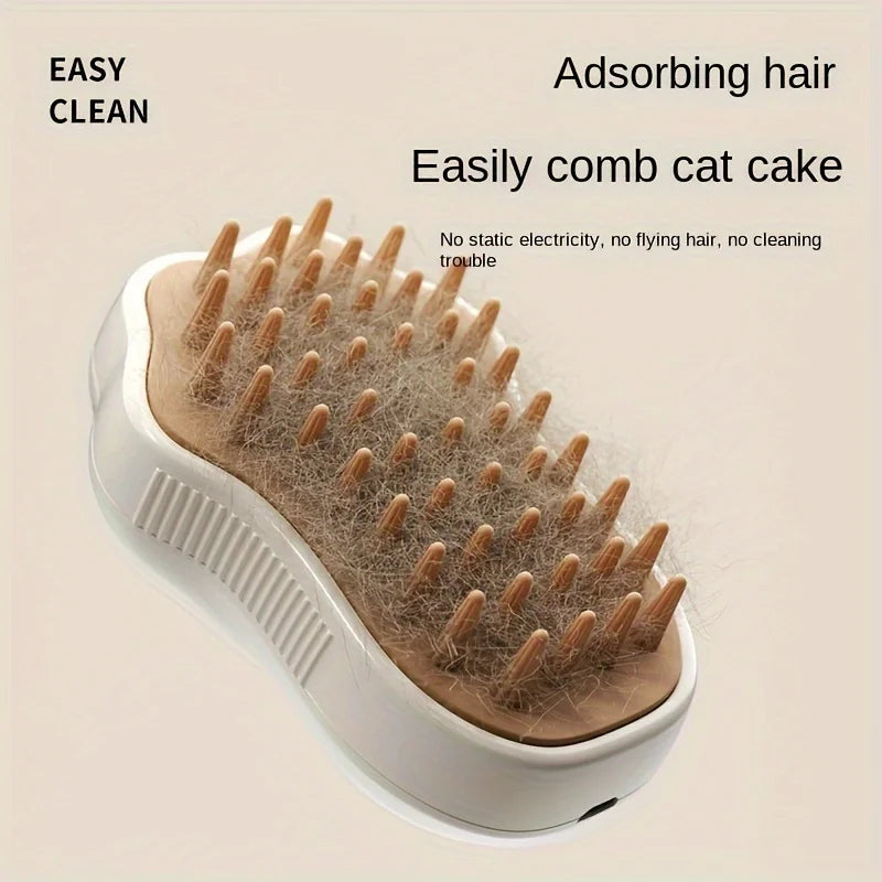 1pc Pet Spray Massage Comb, No Bath Brush