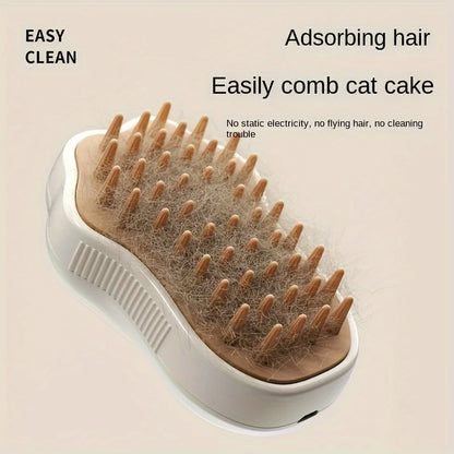 1pc Pet Spray Massage Comb, No Bath Brush