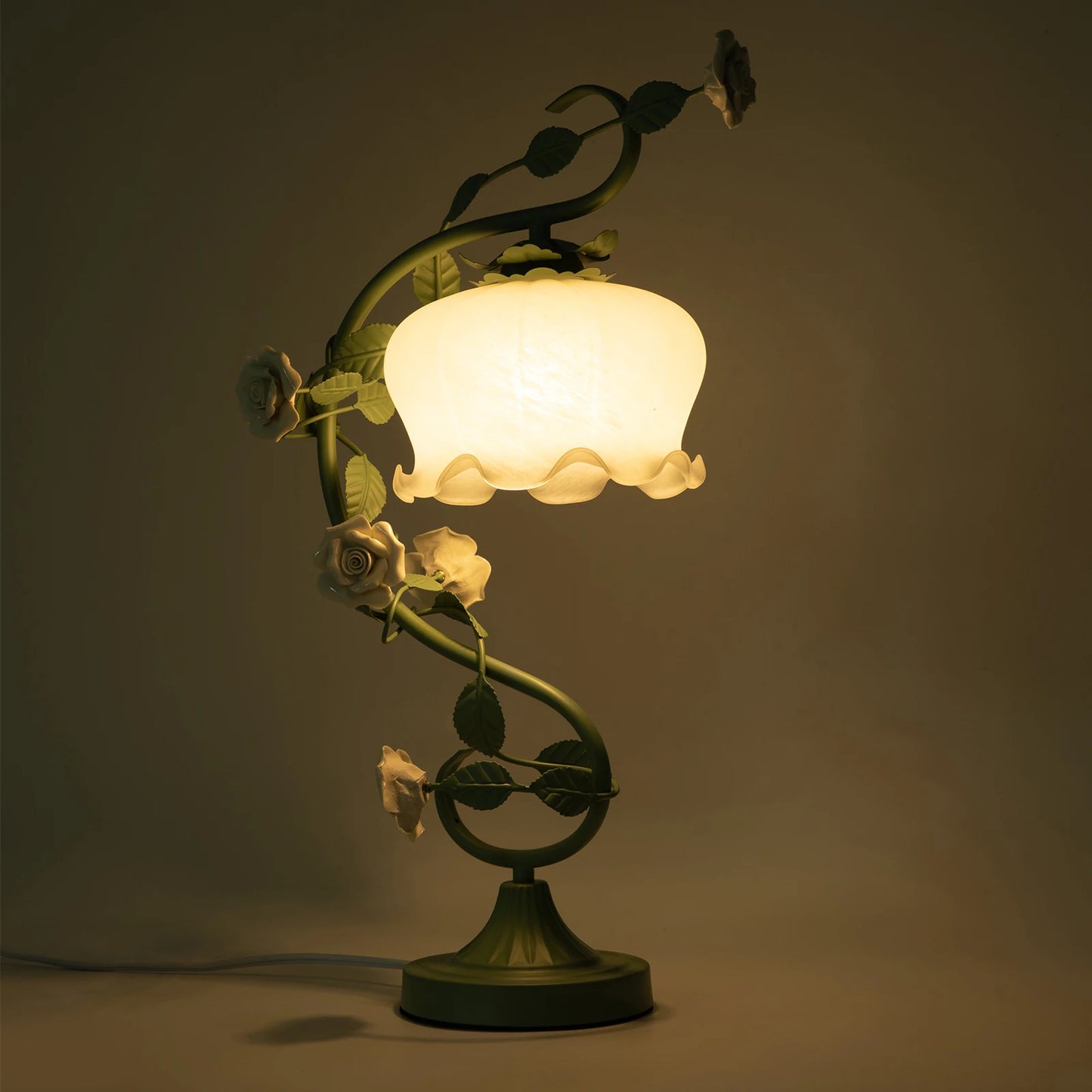 Modern Flower, Rose Petal Table Lamp