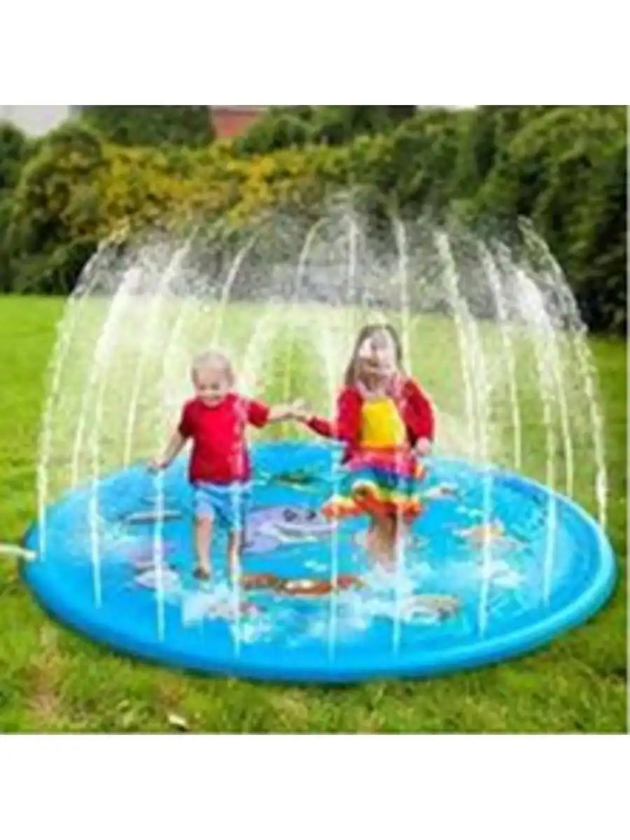 Summer Outdoor Water Play Toy, Circular Dolphin Spray Mat