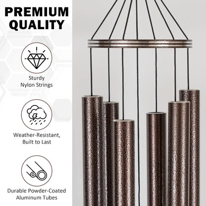 Bronze 48'' Deep Tone Wind Chimes