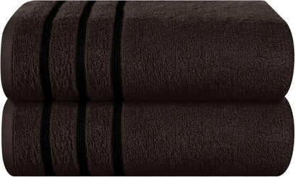 2pc Oversized Bath Towels 28x55" – Ultra Absorbent Quick-Dry