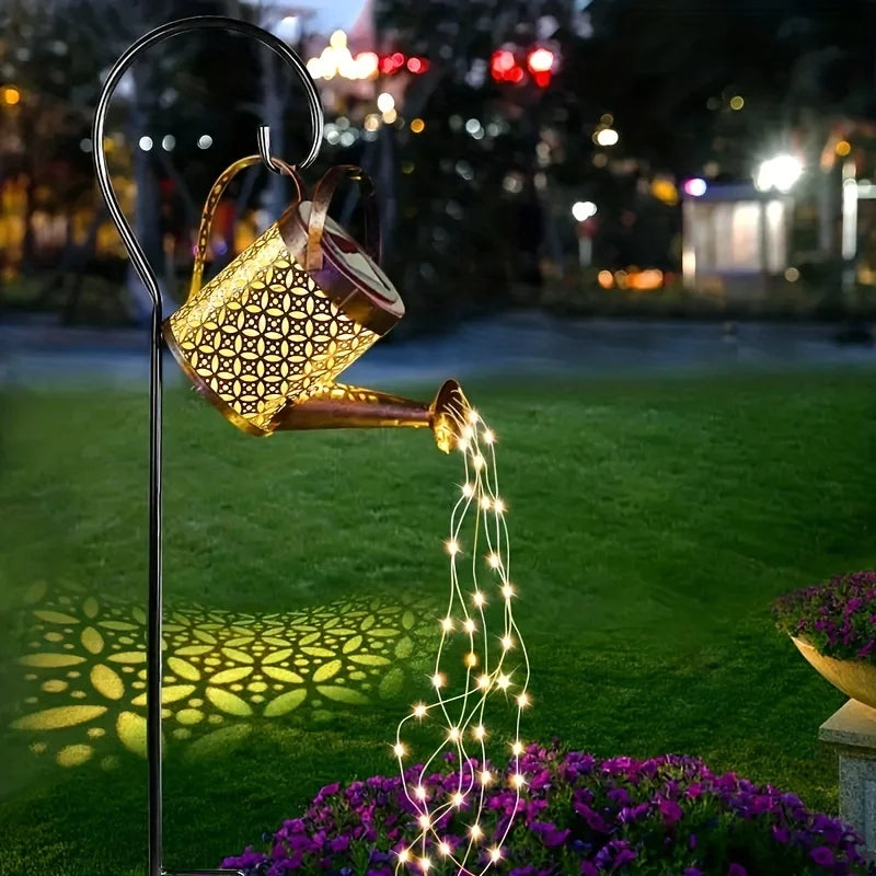 Large Outdoor Waterproof Shower Lights, Hanging Star LED Fairy