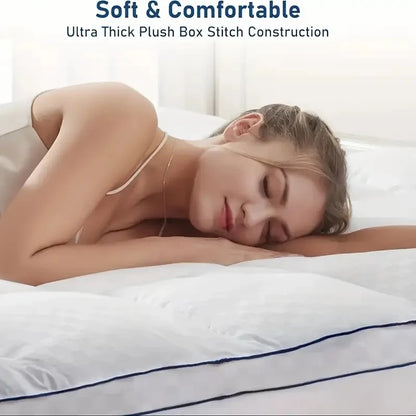 Thick Mattress Cover, Cooling, Noiseless, Breathable, Fitted