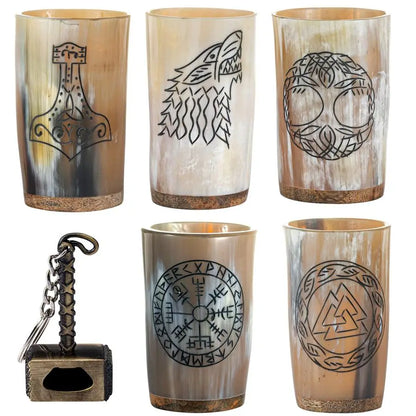Viking Mug Set with Bottle Opener