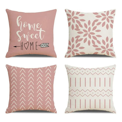 4pc, 18"x18" Decorative Throw Pillow Covers