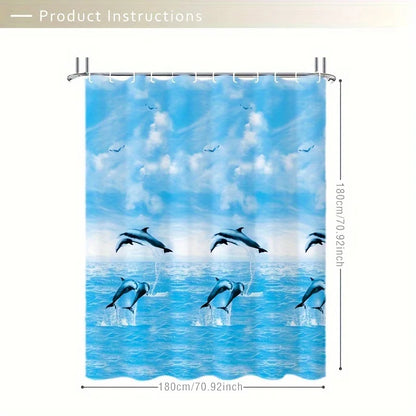Colorful Sea Life Shower Curtain