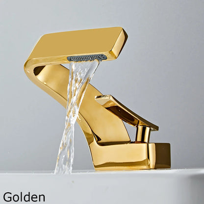 Deck Mounted Basin Faucet, Single Hole