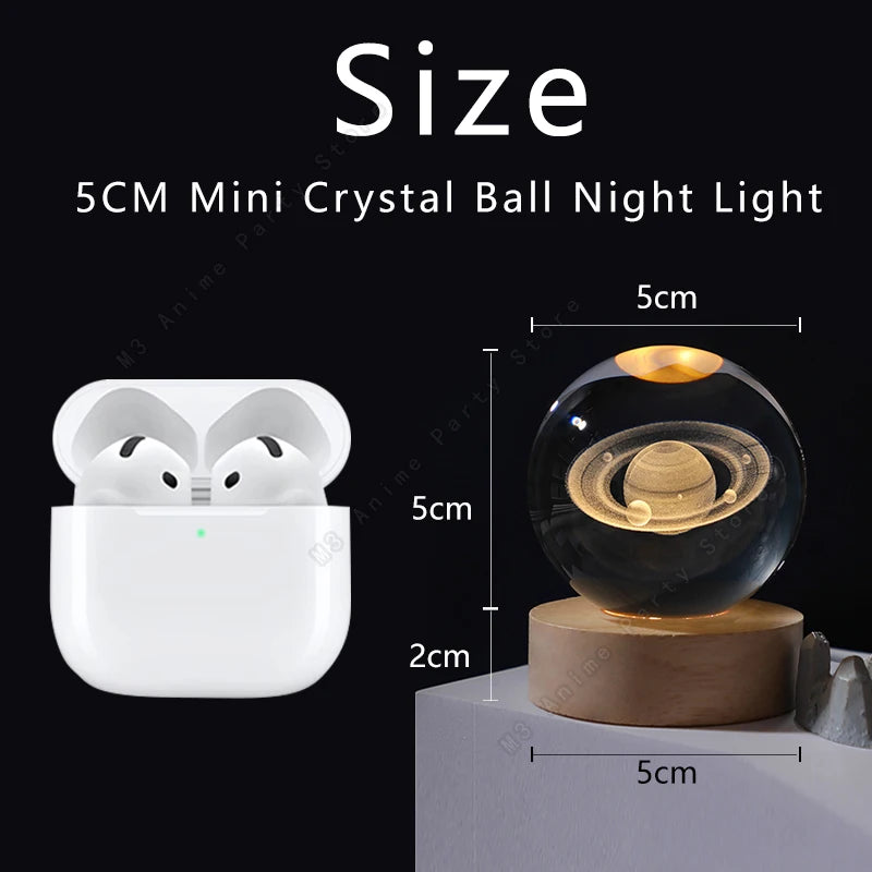 Unique Galaxy 3D Crystal Ball Night Light LED Lamp