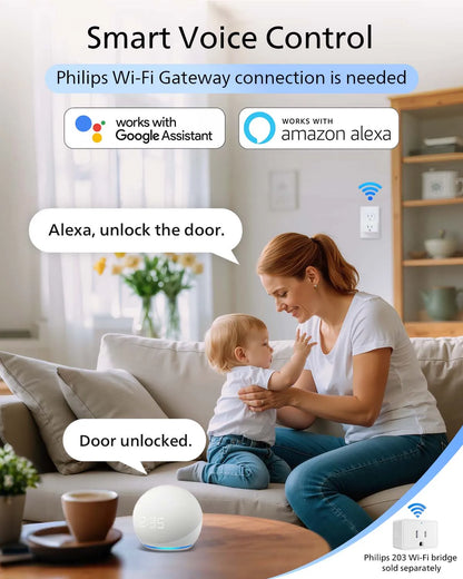 Fingerprint Smart Lock, APP Control, Keyless Entry, Auto-Lock