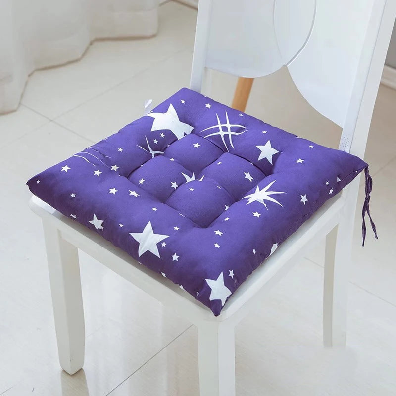 1pc Cotton Upholstered Soft Padded Cushion