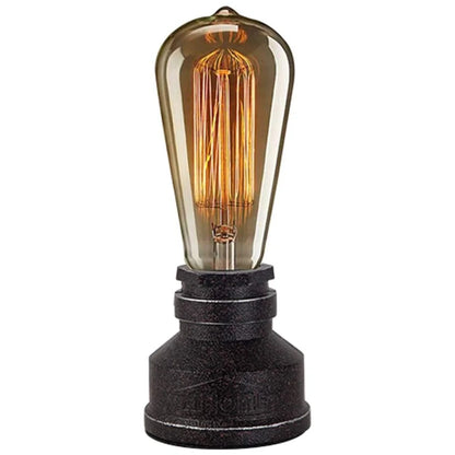 Vintage American Village Style Light, Iron Steel Water Pipe