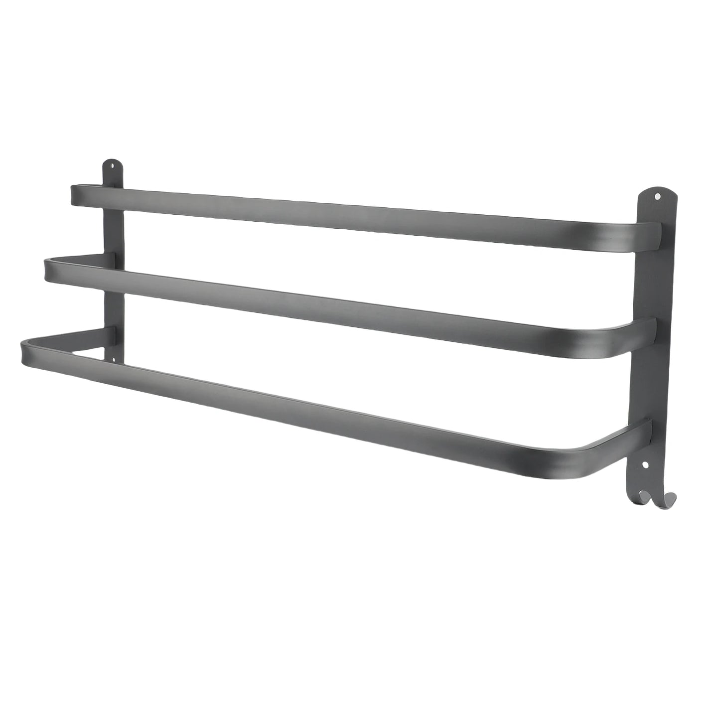 Wall Mounted Towel Rack, Organizer 3 Tier Towel Rod