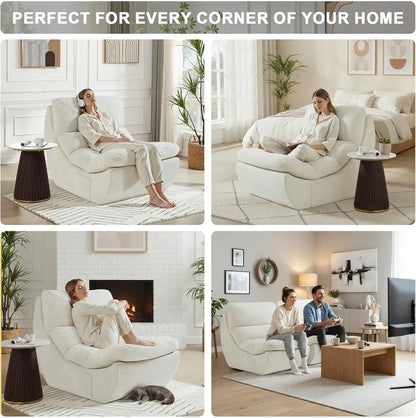 Modular, Cloud Boneless Bean Chair with High Rebound Foam