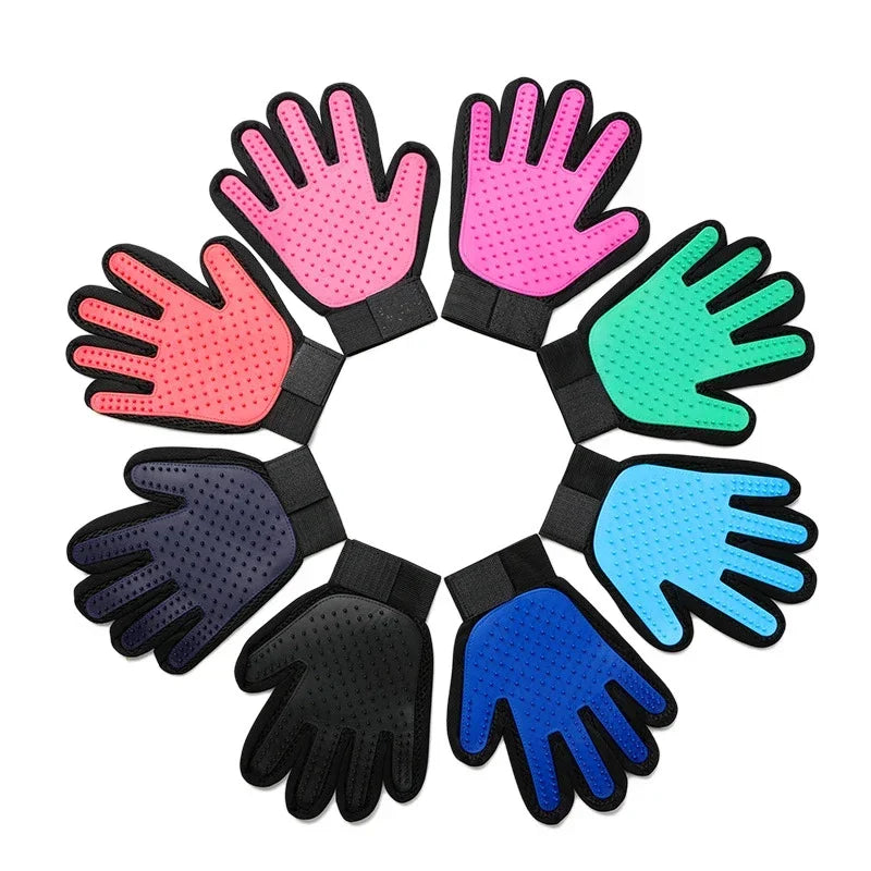 Silicone Pet Grooming Glove for Dogs, Cats