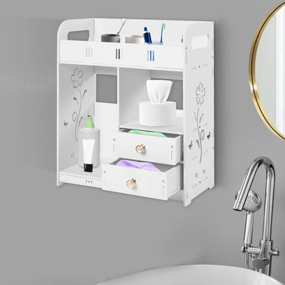 Bathroom Wall Mounted Wall Cabinet with 2 Drawers