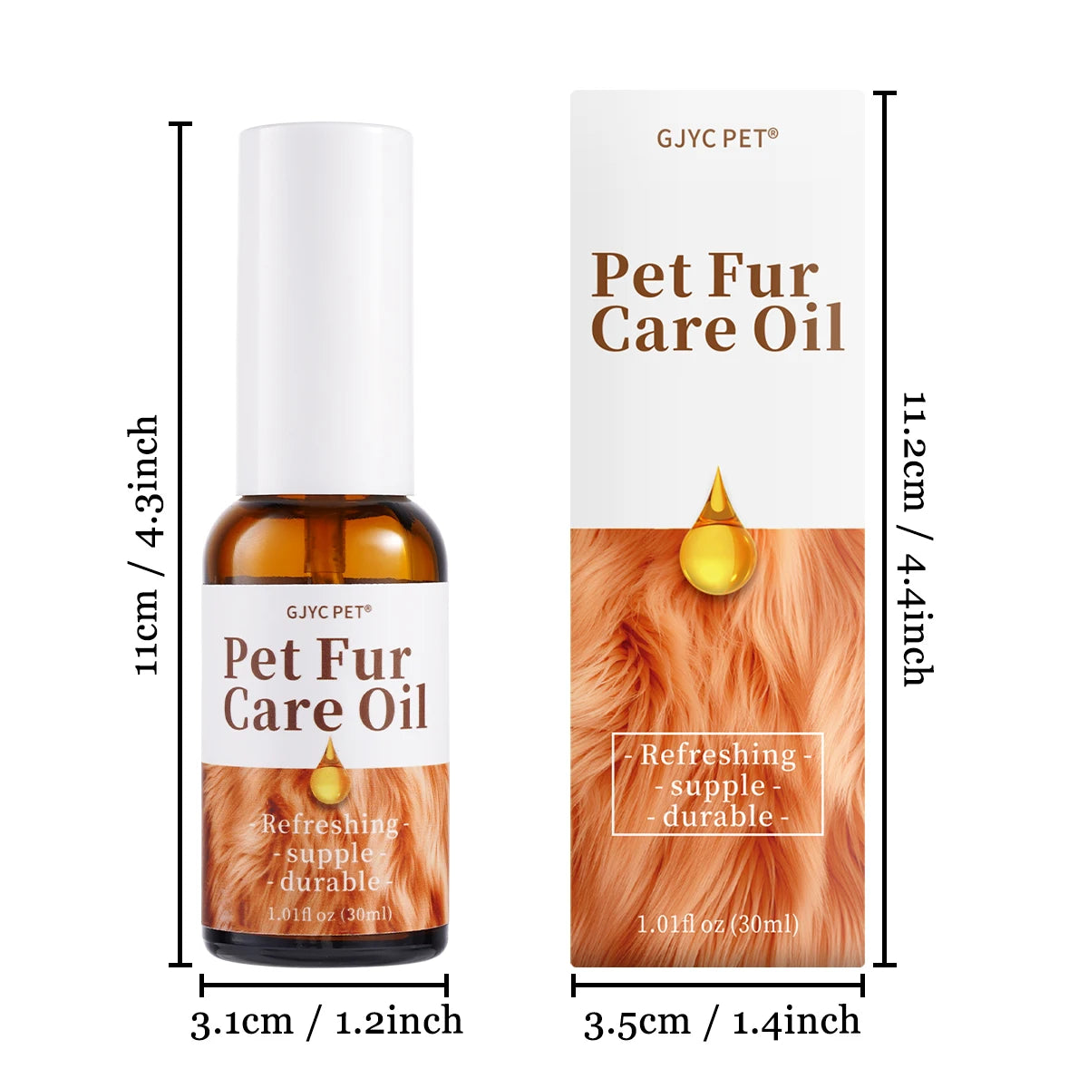 Gentle Pet Fur Care Oil Plant, Leave-In Conditioner Detangles