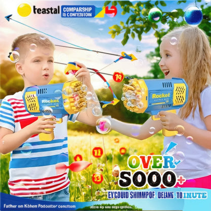 2pk Children’s Toy Bubble Gun, Outdoor