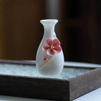 1pc Chinese Style Ceramic Small Vases