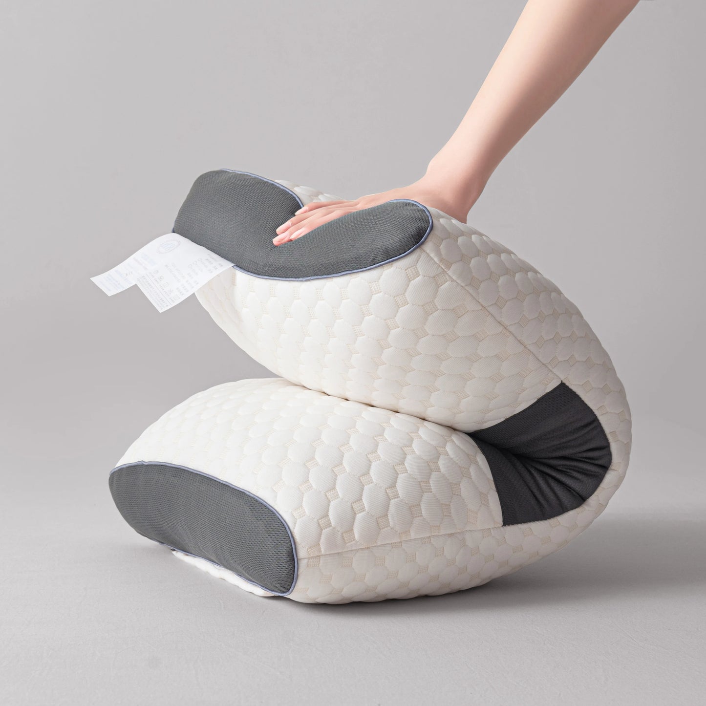 (2) High Quality Neck Massage Pillows, Ergonomic Orthopedic Support