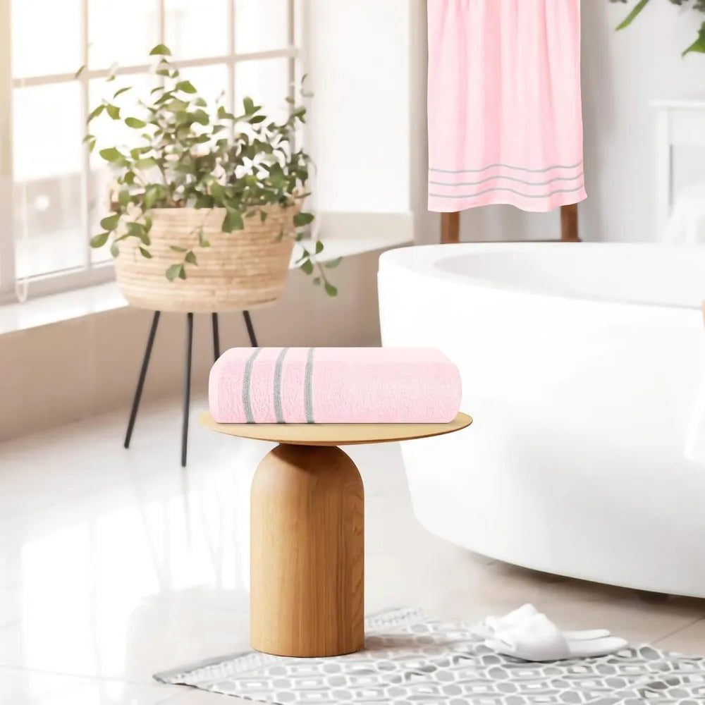 2pc Oversized Bath Towels 28x55" – Ultra Absorbent Quick-Dry