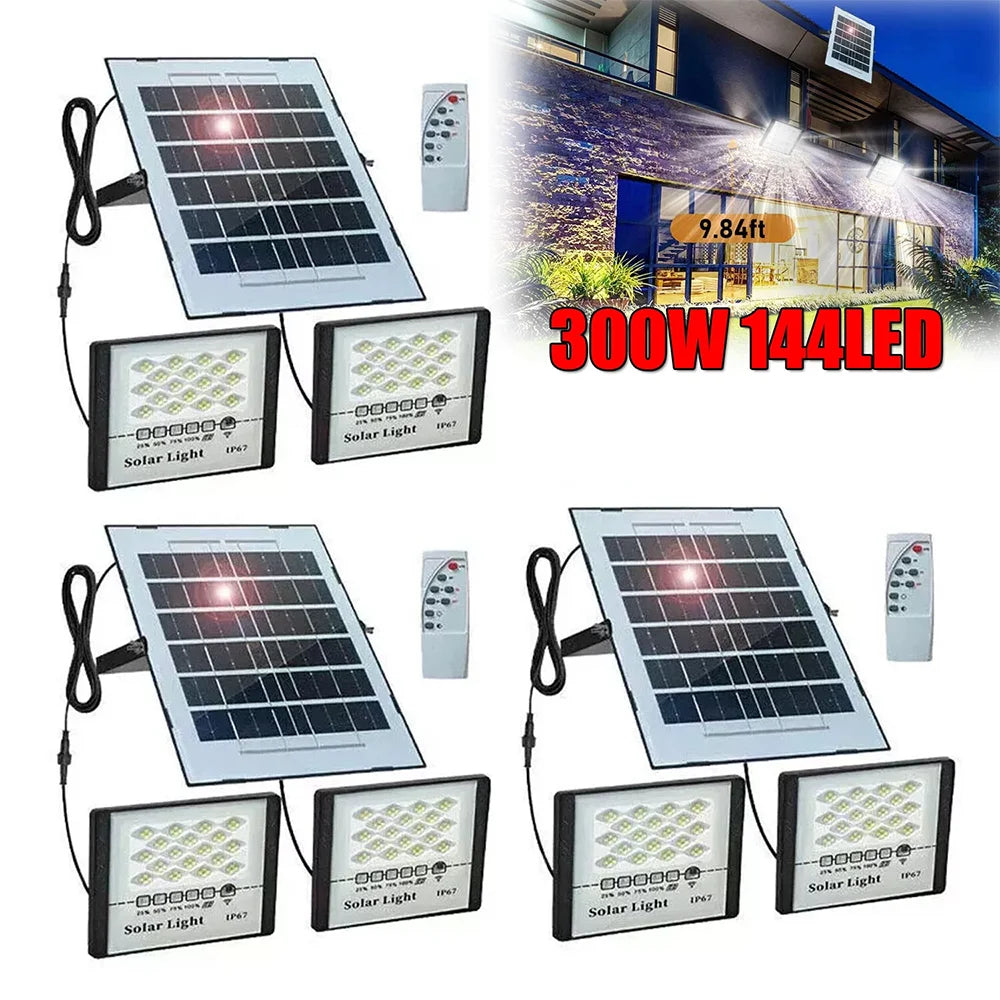 300W LED Waterproof Outdoor Solar Street Lights