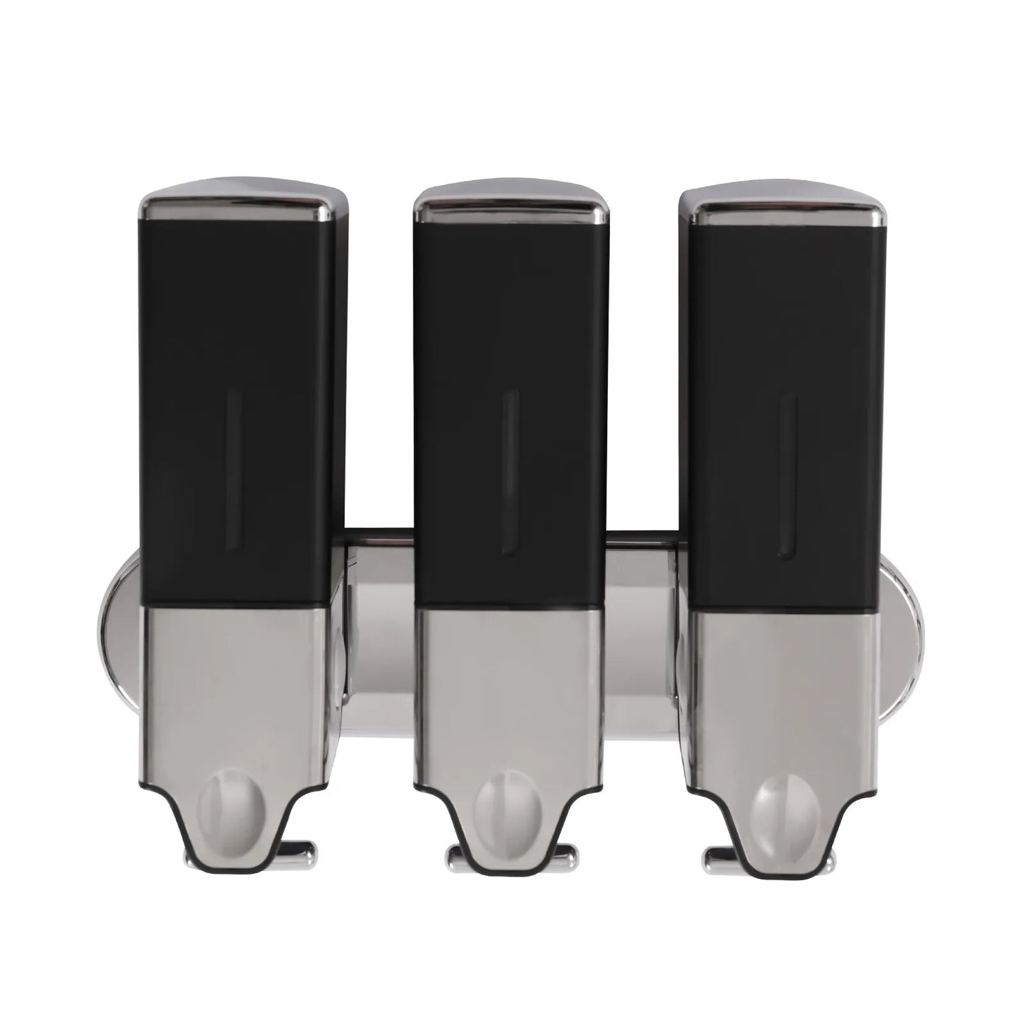 3-Bottles 3*500ml Wall Mount Shower Soap Shampoo Conditioner Dispenser