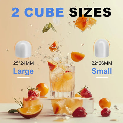 Portable Ice Maker Machine, 9 Cubes in 6 Mins, 26lbs Daily, Auto Clean