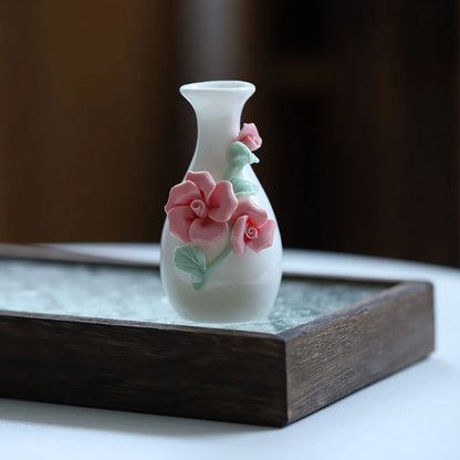 1pc Chinese Style Ceramic Small Vases